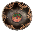 Ebros Ancient Celtic Tree Of Life Offering Bowl Figurine 8.5''H Celtic Trinity Knotwork Decorative Utility Holder Serving Bowl S