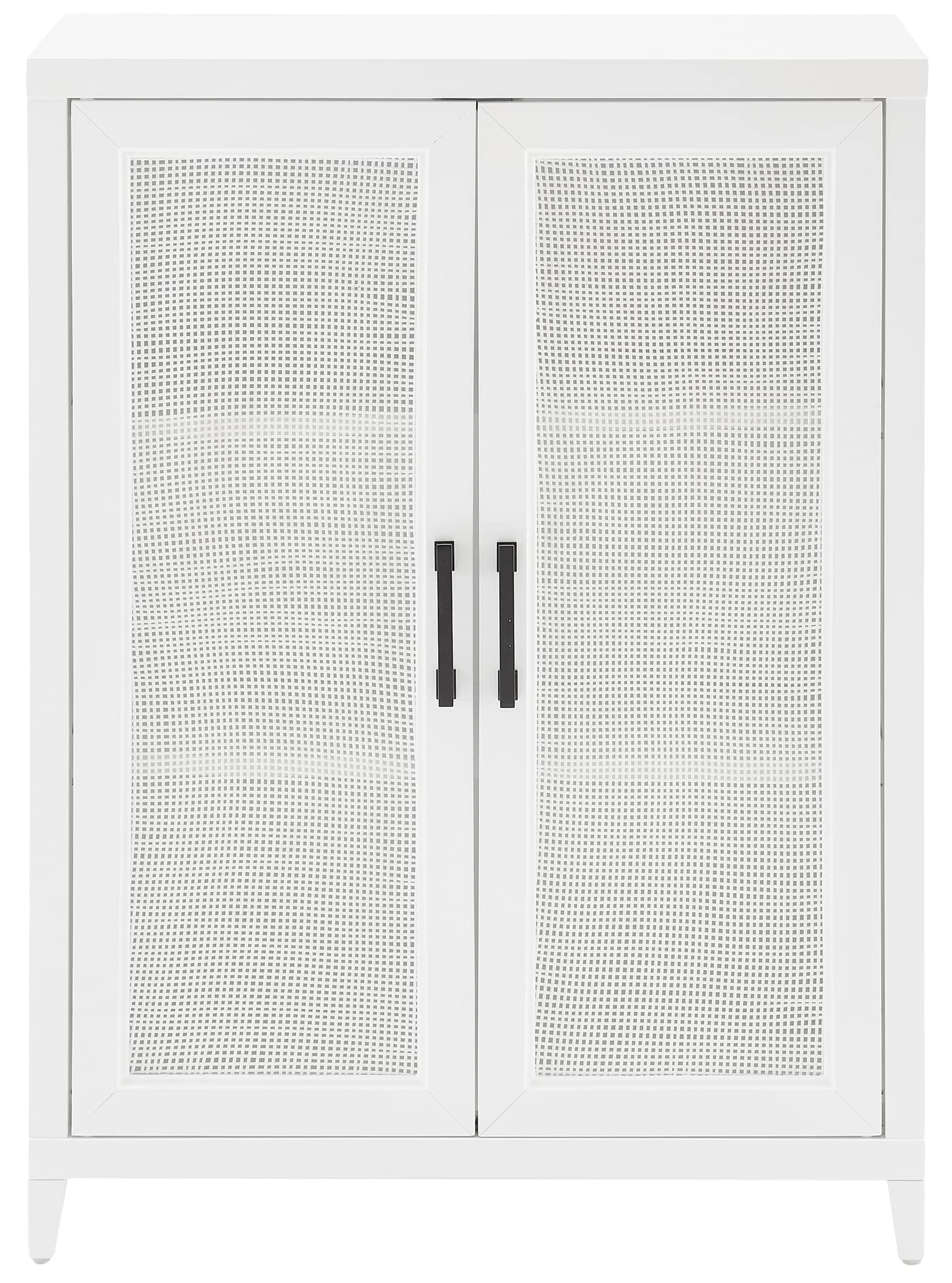 Crosley Furniture Milo Stackable Pantry Storage Cabinet With Shelves, Kitchen, Dining, Or Laundry Room, White