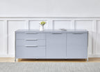 Best Quality Furniture Ac13-A Cabinet, Light Gray