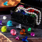Hicarer 800 Pieces Diamond Decorations Acrylic Diamond Table Scatter Crystals For Table For Vase Fillers Party Table (Rainbow,30