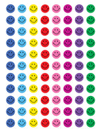 Teacher Created Resources Happy Faces Mini Stickers, Multi Color (1236) 0.38 Inch