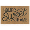 AAZZKANG Brown Welcome Mats for Front Door Home Sweet Home Door Mat Outdoor Indoor with Non Slip Rubber Backing Easy to Clean Ou