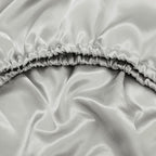 Lanest Housing California King Silk Satin Fitted Sheet, Soft Deep Pocket Single Bottom Bed Sheets Sold Separately, Wrinkle Free,