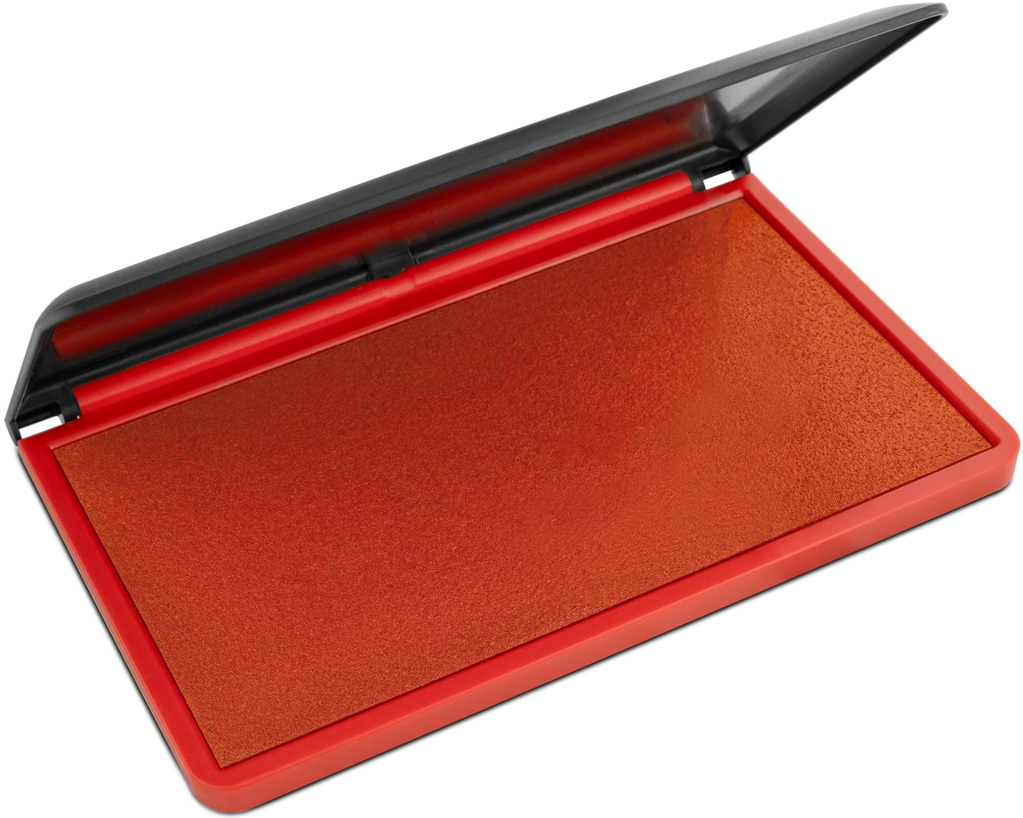 Maxmark Large Premium Red Ink Stamp Pad - 3.5' X 6.25' - Quality Felt Pad