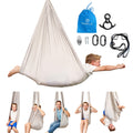 Harkla Sensory Swing For Kids & Adults - Holds 300Lbs, Indoor Outdoor Sensory Swing For Hug Like Calming Effect - Double Layered