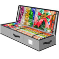 BlessedSeason Wrapping Paper Storage Organizer for 40 Inch Christmas Gifts Wrapping Paper, 2 Visible Supplies Pockets for Holida