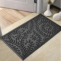 HIYARD Front Door Mat, Absorbent Dirt Trapping Welcome Door Mat Indoor Outdoor, Non Slip Entry Mat, Indoor Outdoor Door Mats, Fa