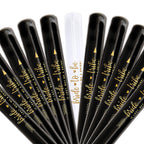 Pop Fizz Designs Bachelorette Slap Bracelets | Bachelorette Party Favors | Bride Tribe Gifts (Black)