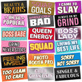 24 Designs Fun Photo Booth Props Fun Photo Booth Sign Decorations Double Sided 11x5.5 Inch Funny Props for Photoshoot DIY Water 