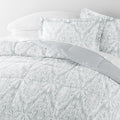 Linen Market Reversible Queen/Full Comforter Set (3 Piece) - Bring Luxury Home with Our Soft and Lightweight Down Alternative Co