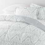 Linen Market Reversible Queen/Full Comforter Set (3 Piece) - Bring Luxury Home with Our Soft and Lightweight Down Alternative Co