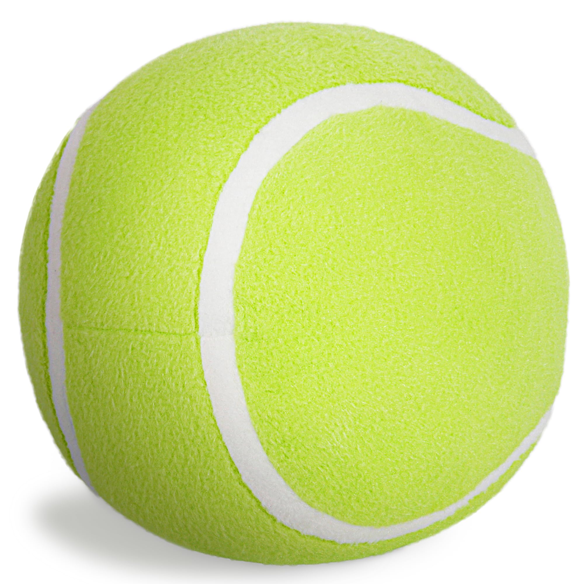 Ourhonor Tennis Ball Plush, 11.8 ' Soft Tennis Stuffed Toy Tennisball Throw Pillow Fluffy Tennis Plushies Sport Theme Gift For