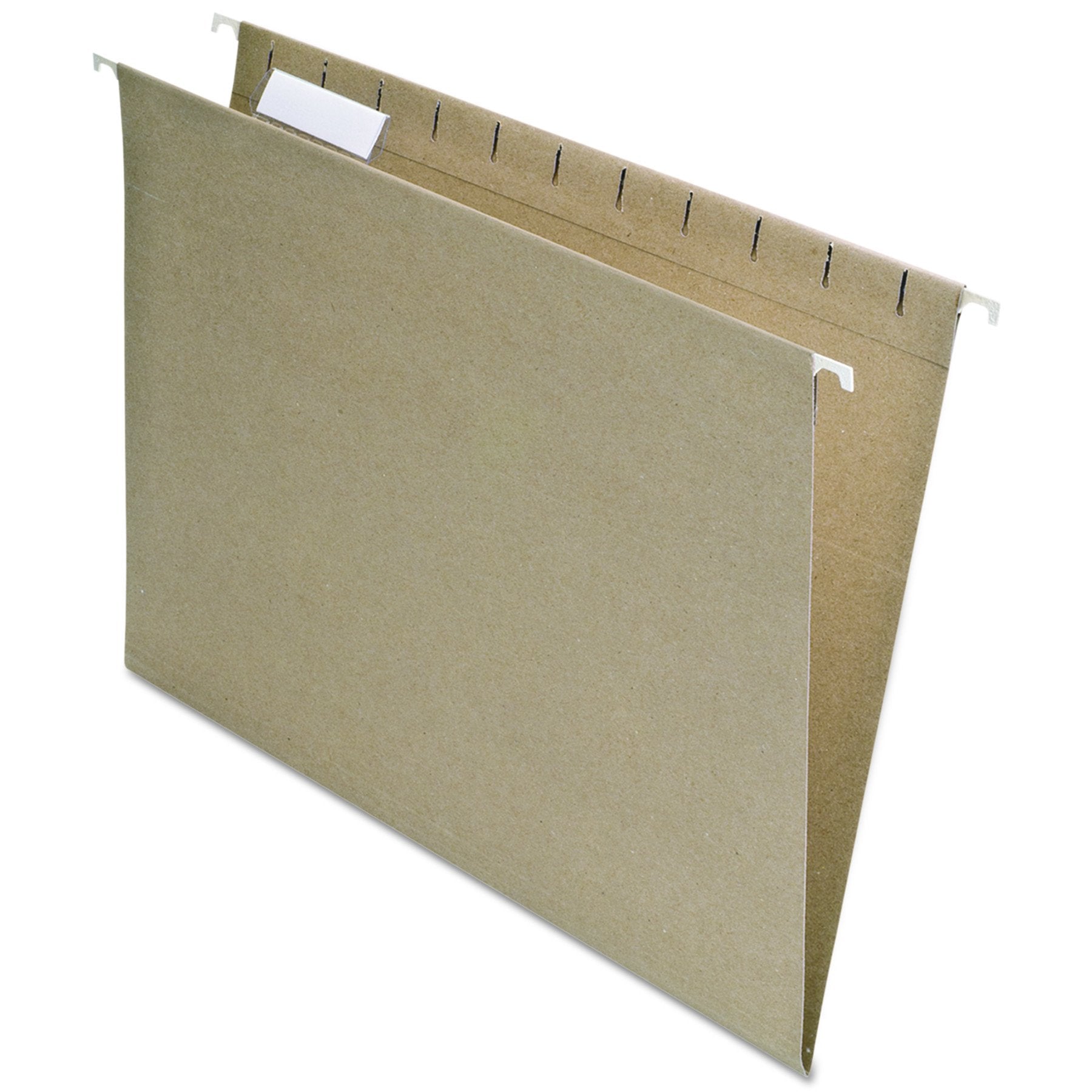 Earthwise By Pendaflex 100% Recycled Hanging Folders, Letter Size, 1/5 Cut, Natural, 25 Per Box (74542)