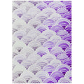 Dalyn Rugs Seabreeze SZ5 Purple Washable 26 x 310 Indoor Outdoor Area Rug, Easy Clean, Machine Washable, Non Shedding, Bedroom
