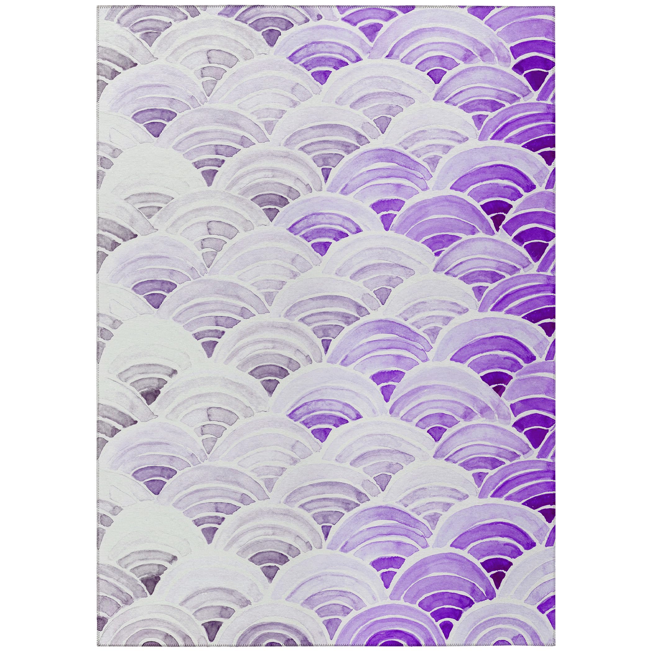 Dalyn Rugs Seabreeze SZ5 Purple Washable 26 x 310 Indoor Outdoor Area Rug, Easy Clean, Machine Washable, Non Shedding, Bedroom