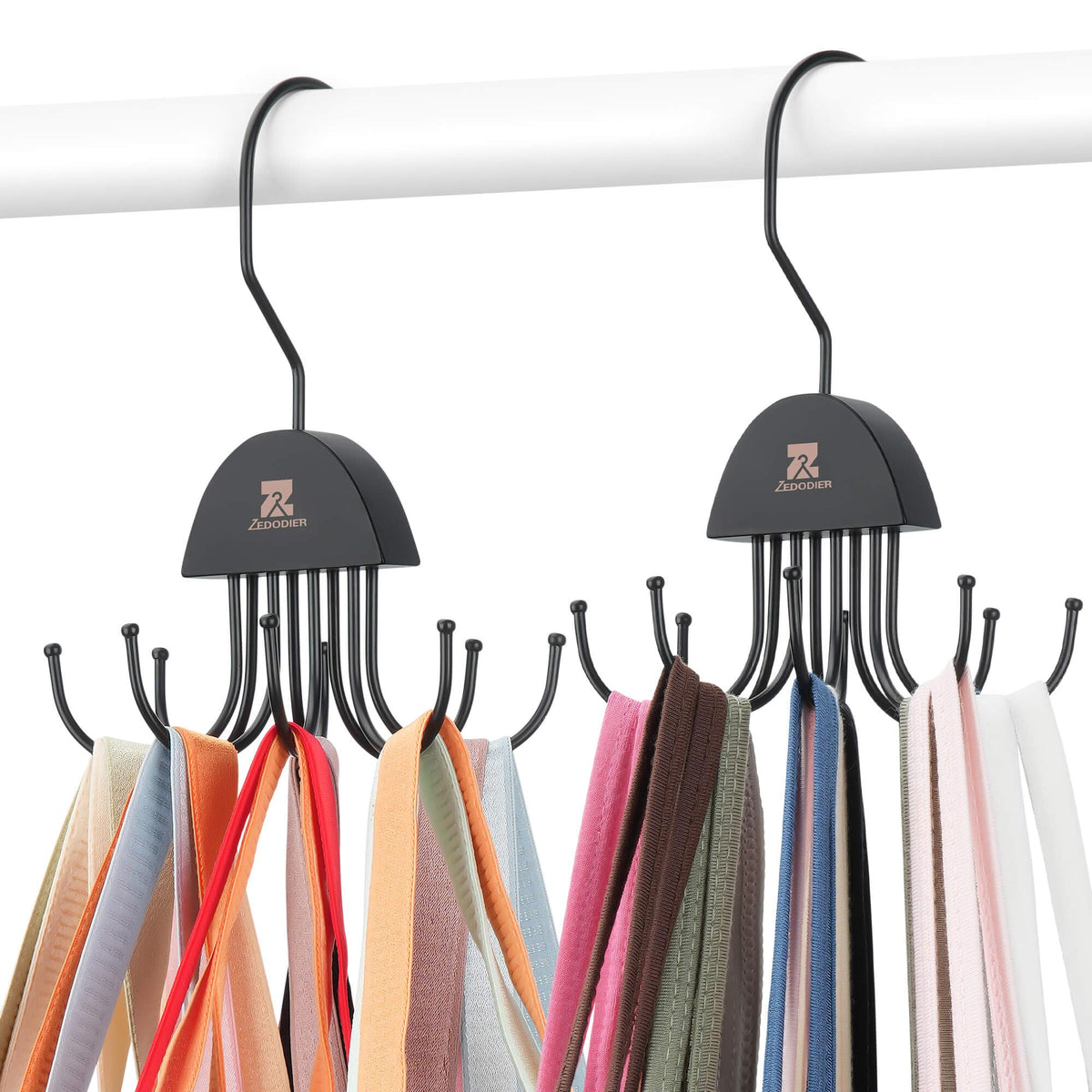 ZEDODIER 2 Pack Tank Top Hanger, Bra Organizer for Closet, Holds 48 Bras