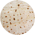 Casofu Burritos Tortilla Throw Blanket, Double Sided Giant Flour Novelty Throw For Your Family, 285 Gsm Soft And Comfortable Fla