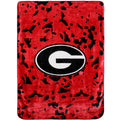 College Covers Everything Comfy Georgia Bulldogs Soft And Warm Huge Raschel Throw Blanket, 86' X 63'