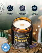 Funny Tennis Candle, Unique Tennis Gifts For Men & Women, Perfect Tennis Gift For Him Or Her, Gifts For A Tennis Coach & Player,