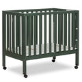Dream On Me Jett Non-Full Size Folding Convertible Crib, Lightweight Portable Crib, Three Adjustable Mattress Height Settings, E