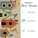 Liora Manne Frontporch Birdhouses Indoor/Outdoor Rug, 2 X 3 Ft