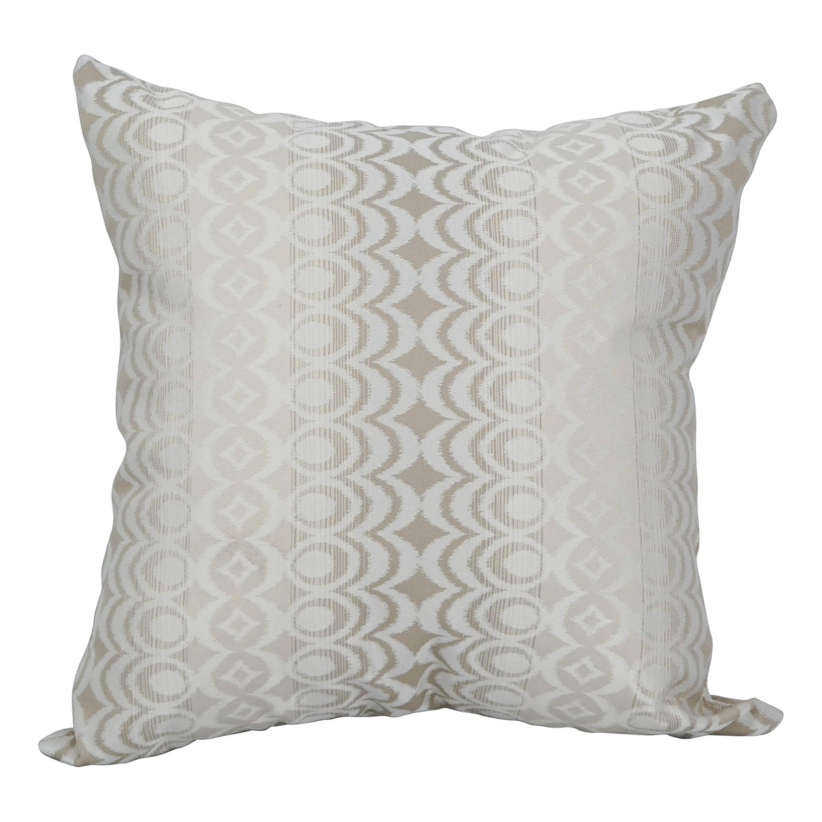 Blazing Needles Square Polyester Jacquard Throw Pillow, 17&quot;, Torero Dune