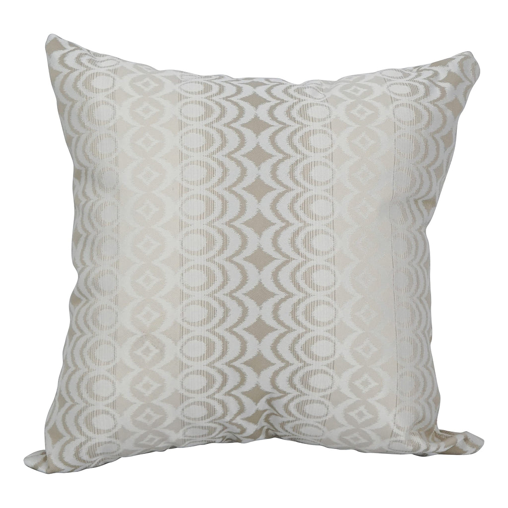 Blazing Needles Square Polyester Jacquard Throw Pillows, 17", Torero Dune 2 Count