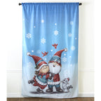 Petunia And Gnorme Winter Fun Home Accents - 84'' Window Panel