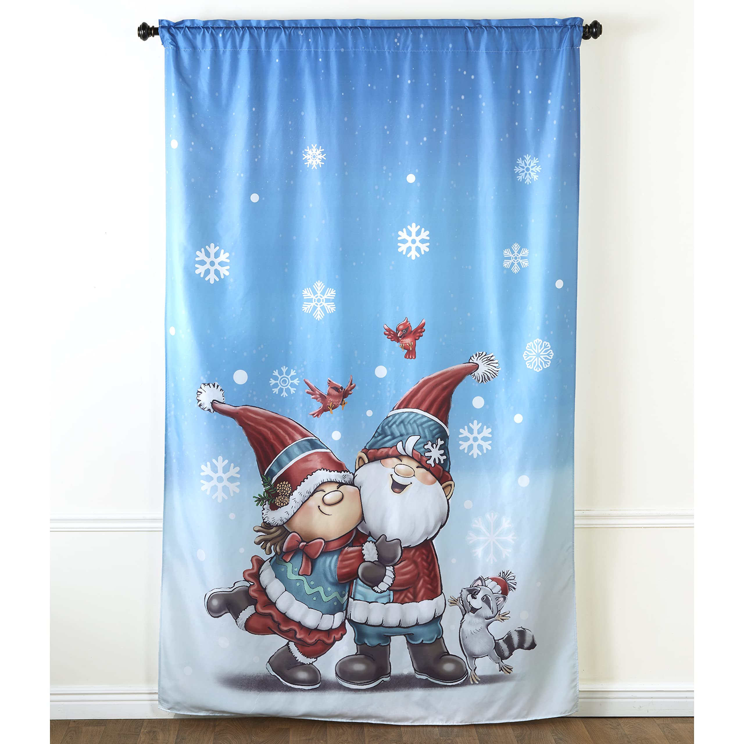 Petunia And Gnorme Winter Fun Home Accents - 84'' Window Panel