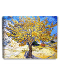 DECORARTS - The Mulberry Tree, Vincent Van Gogh Art Reproduction. Giclee Canvas Prints Wall Art for Home Decor 20x16, Depth 1.5