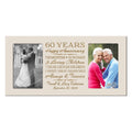 LifeSong Milestones Personalized 60 year anniversary Photo Frame For Parents Custom 60th Anniversary Engraved wedding celebratio