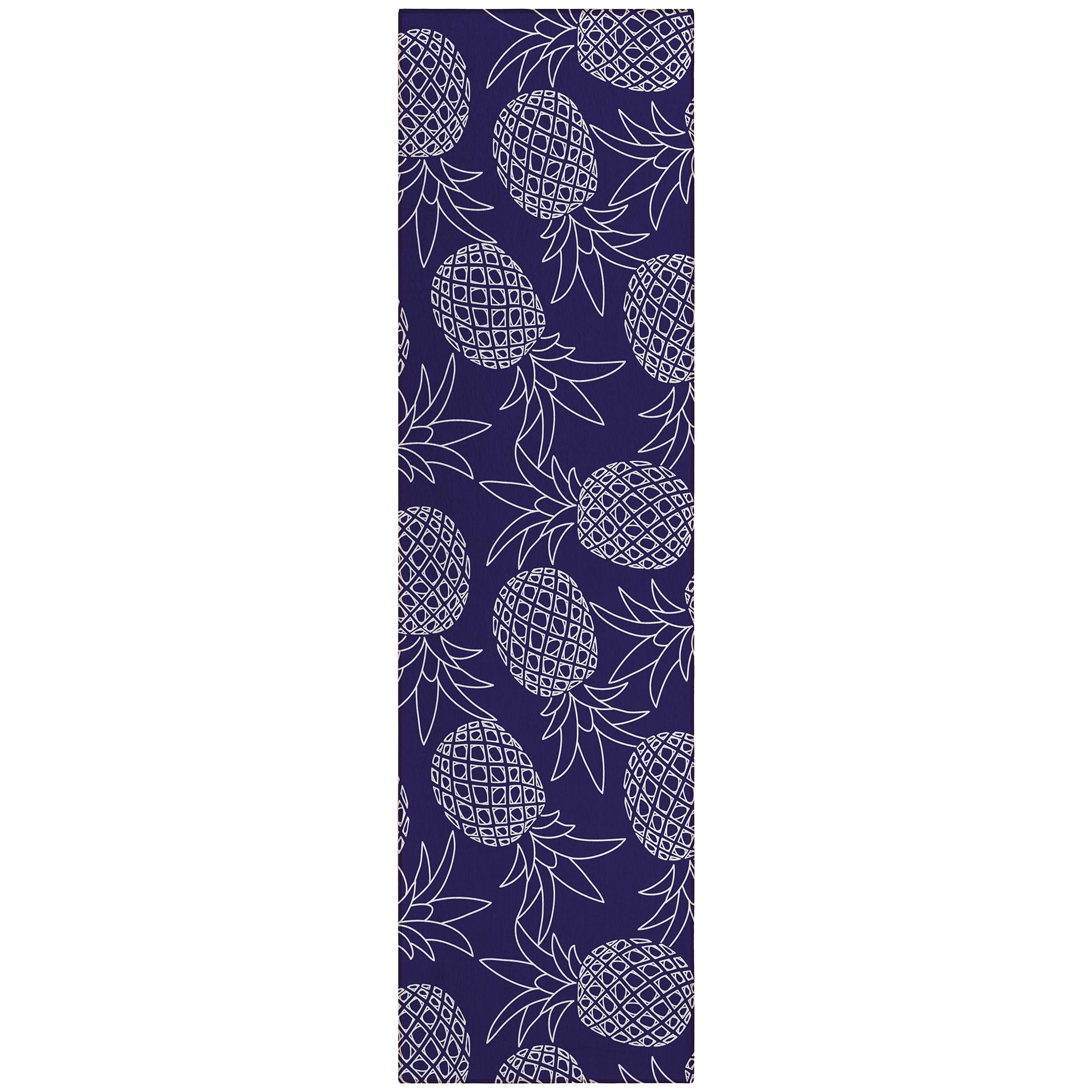 Dalyn Rugs Kendall Ke6 Blue 2'3" X 7'6" Indoor Outdoor Runner Rug, Easy Clean, Machine Washable, Non Shedding, Hallway, Entry, Kitchen, Patio Rug Rug