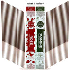 Trumiri Incense Sticks - Combo Pack Of 40 Insence-Sticks - 20 Rose + 20 Jasmine - Insenses - Insents - Incents - Inscense - Ince