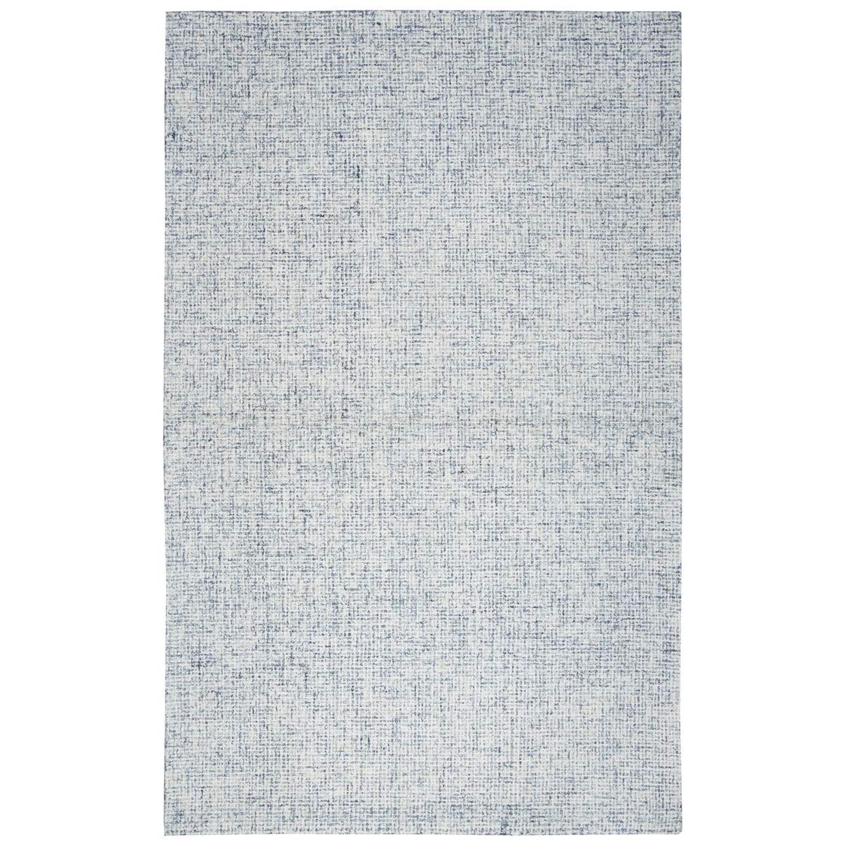 Rizzy Home Alora Decor London 8' X 10' Solid Blue/Gray/Rust/Blue Hand-Tufted Area Rug