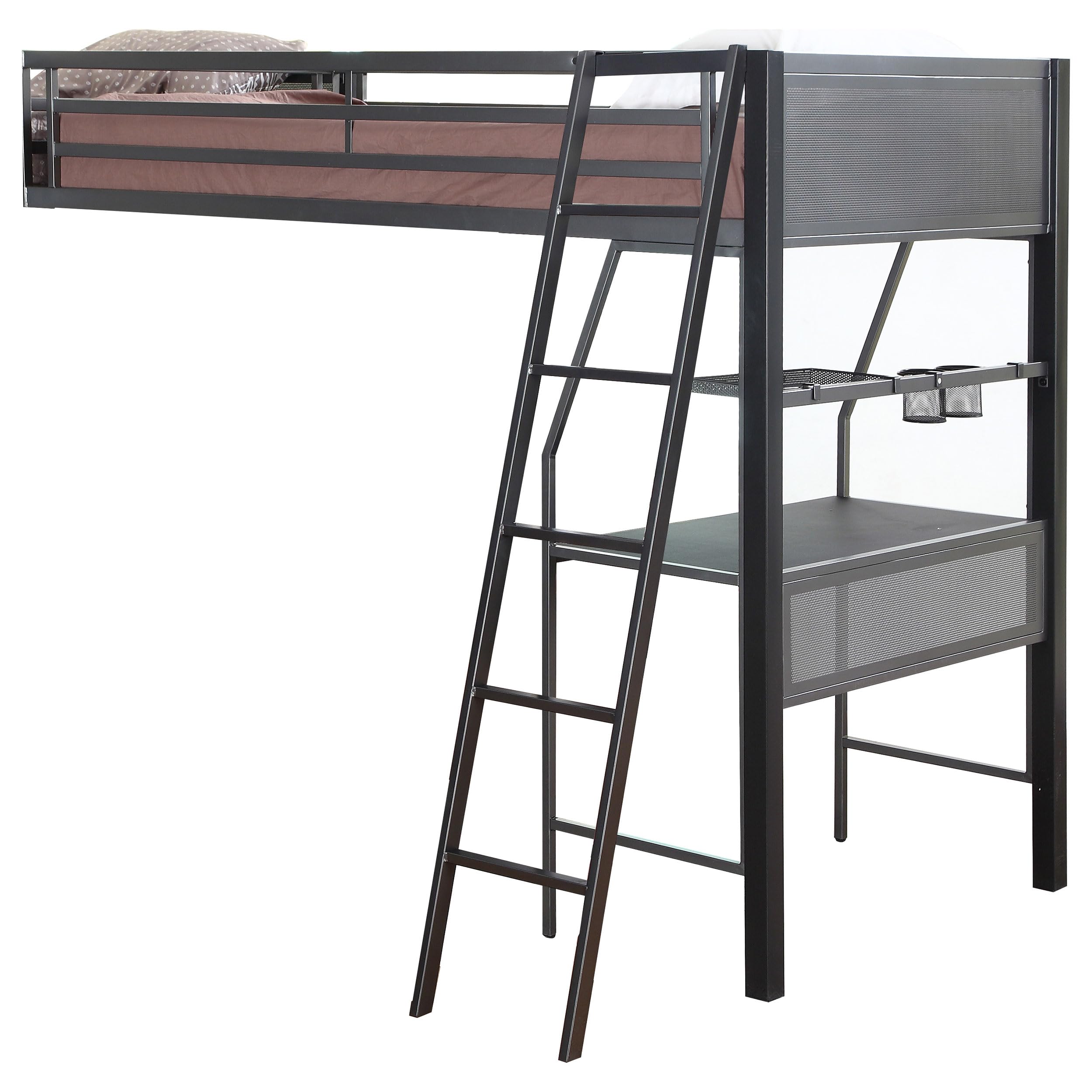 Coaster Meyers Twin/Twin/Twin Triple Bunk Bed, Black