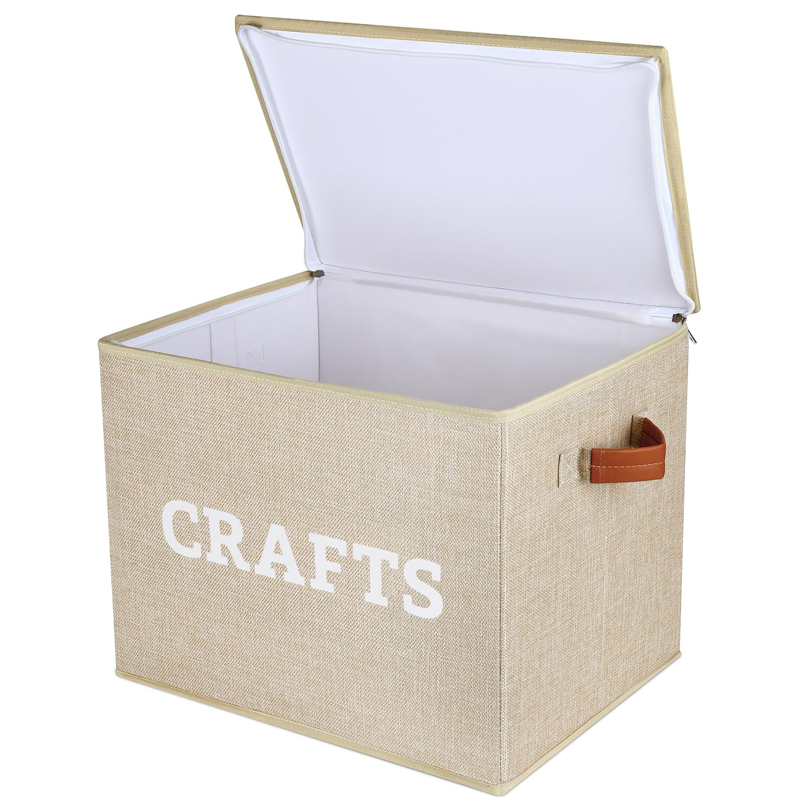 Lukeline Craft Storage Baskets for Organizing, Large Fabric Craft Organizers and Storage Box for Shelves, Closet, Craft Supplies