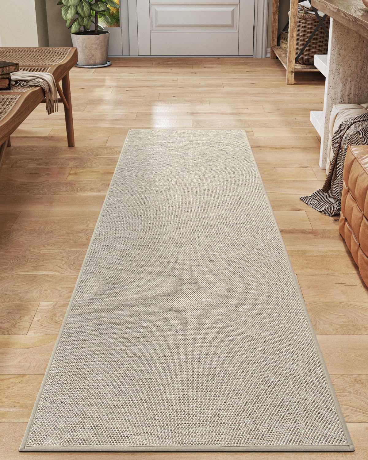 Dexi Runner Rug, 2'X6' Ultra Non Slip Rubber Backed Area Rugs, Thin Washable Carpet Runners For Indoor Entryway Hallway Laundry