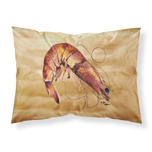 'Caroline'S Treasures 8161Pillowcase Shrimp Moisture Wicking Fabric Standard Pillowcase, Large, Multicolor'