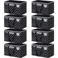 HomeHacks Heavy Duty Moving Bags with Tag Pockets, Collapsible Storage Totes for Moving, Camping & Travel -Foldable Packing Boxe