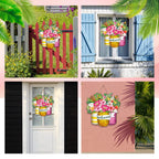 Summer Wooden Sign Pineapple Mason Jar Welcome Sign Farmhouse Summer Door Porch Decor Summer Wreath Pineapple Wall Decor With Ro