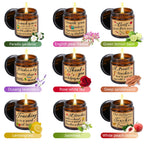 9 Pieces Teacher Appreciation Gifts Thank You Teacher Scented Candles 3.5 Oz Teacher Candles For Women Thank You Teacher Gifts F