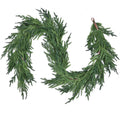 Fomlily Christmas Norfolk Pine Garland - 6ft Artificial Pine Greenery Garlands, Norfolk Pine Leaves Real Touch Garland for Chris