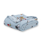 Berkshire Blanket Peanuts Velvetloft Cute Character Snoopy Plush Throw Blanket,Snoopy The Athlete Closed In Blue,Throw 55 In X 7