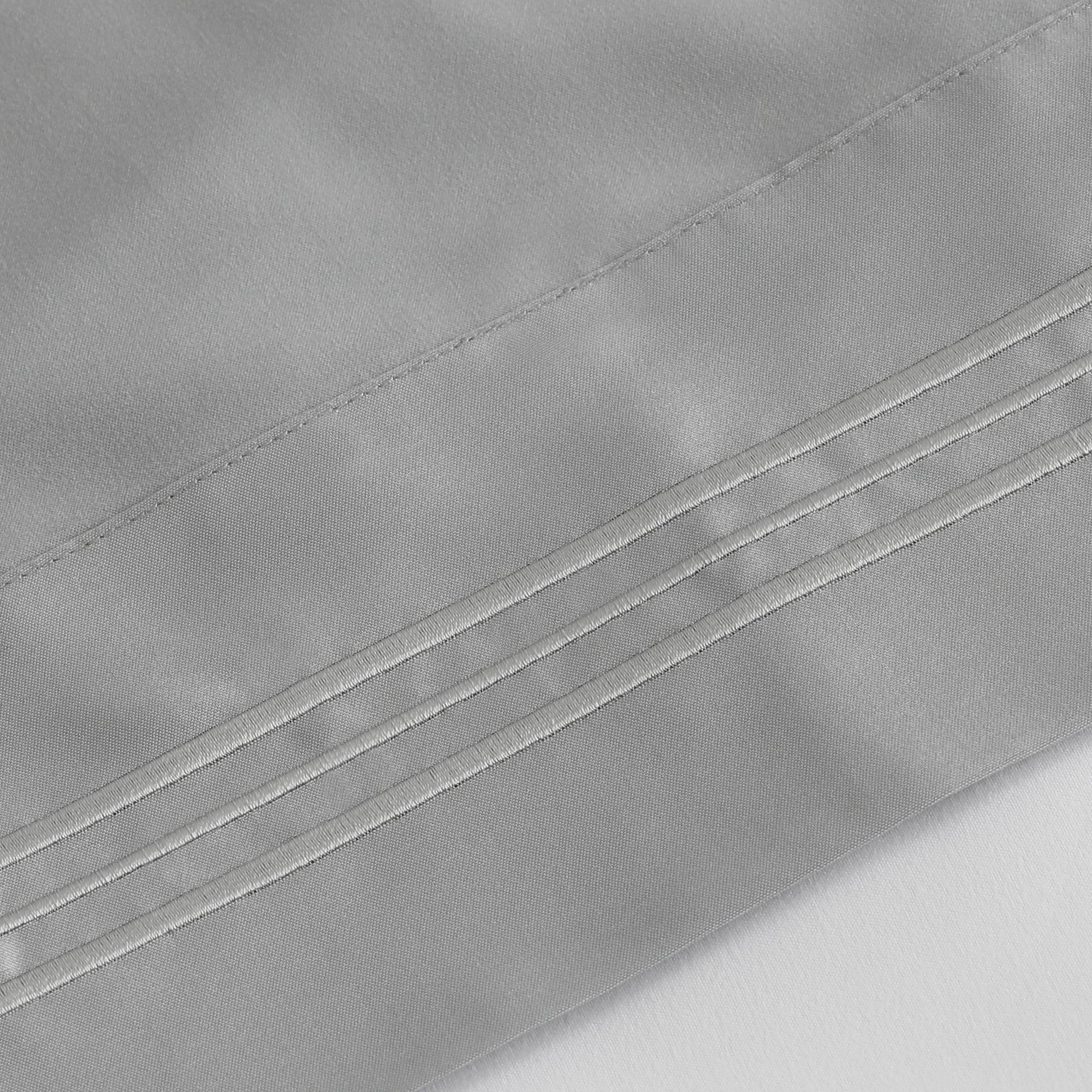 Furinno Fb1703Gytxl Microfiber Bed Sheet And Pillowcase Set, Twin/X-Large, Gray