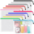 Umriox Small Zipper Pouch, 9.5X7.1 In (12 Colors, 12 Packs), Mesh Bags With Zipper For Office Supplies Travel Accessories