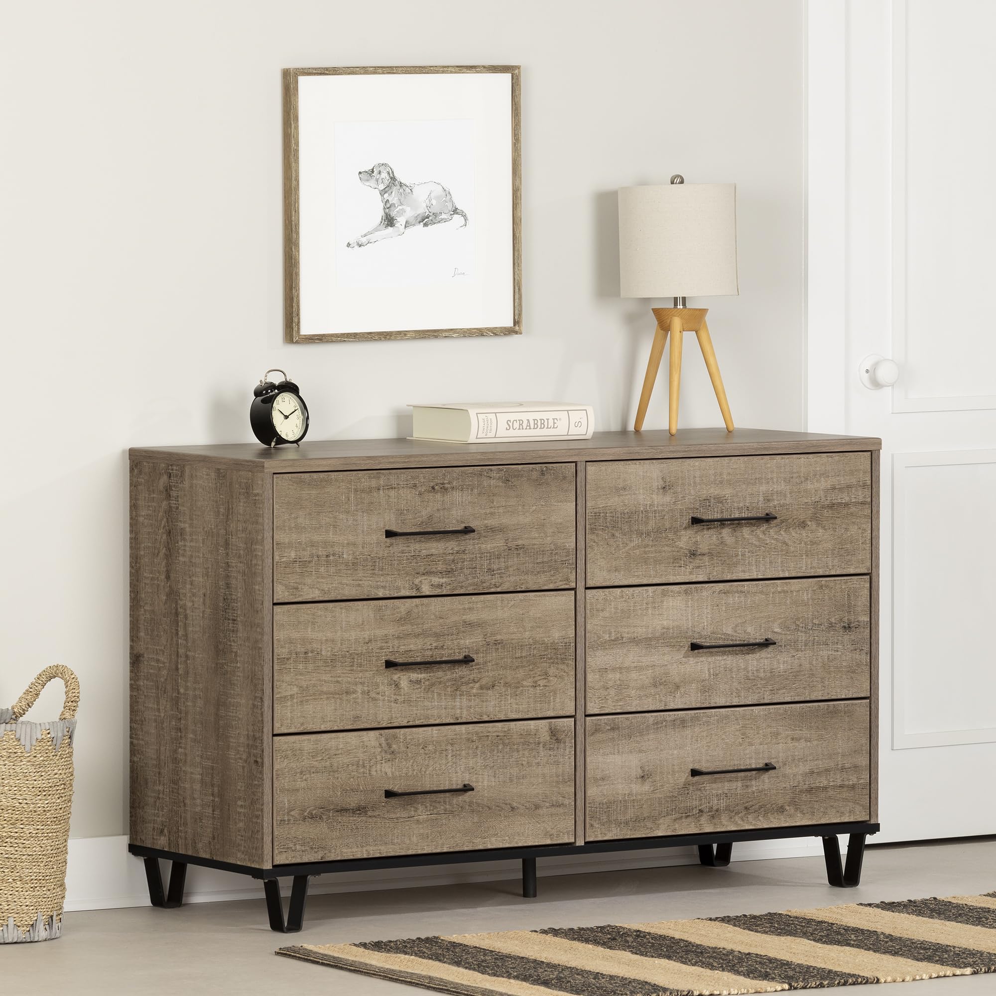 South Shore Arlen 6-Drawer Dresser - Thumbnail 3