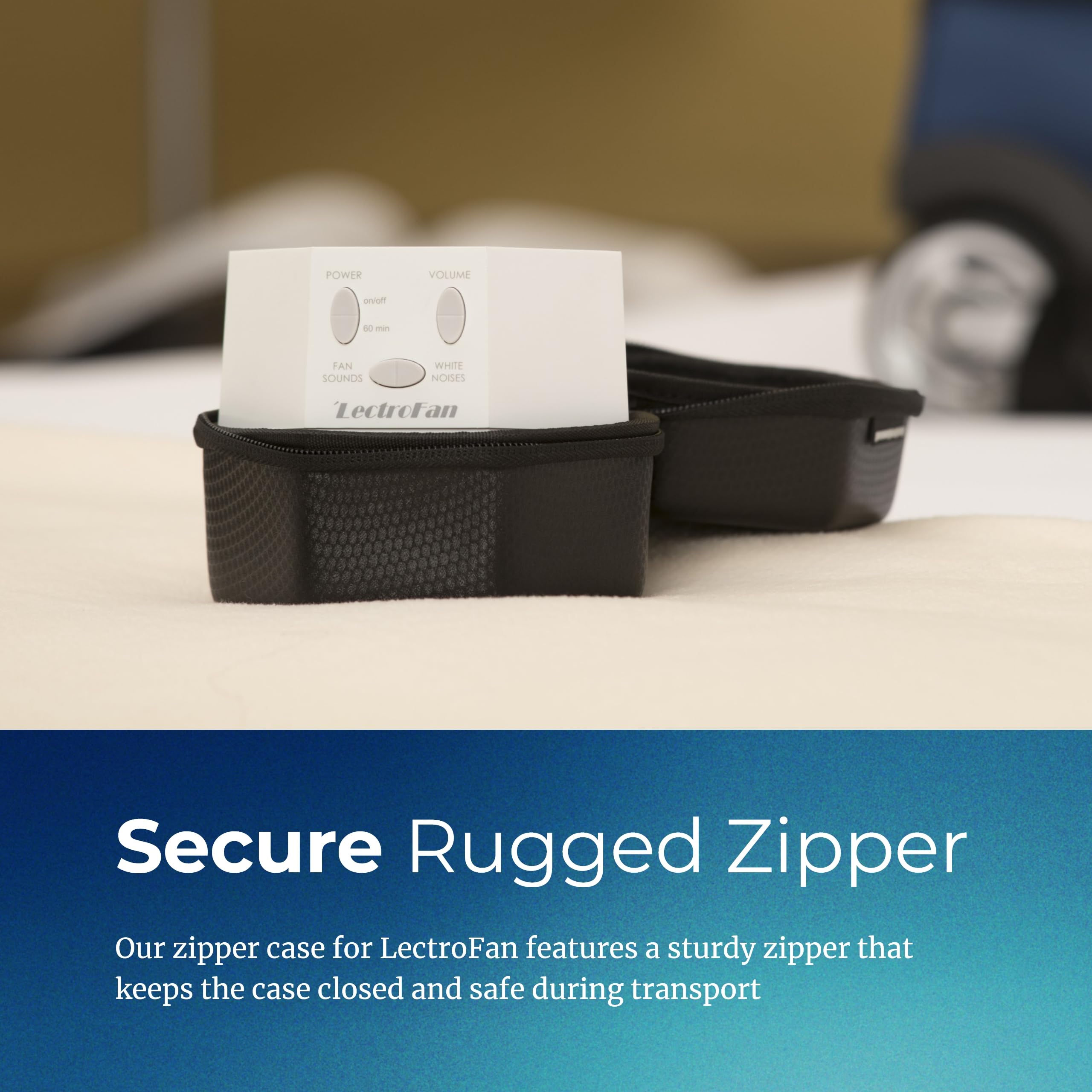 Adaptive Sound Technologies Lectrofan Travel Case - Travel Case For Lectrofan Sleep Sound Machine - Protective Case For Lectrofa