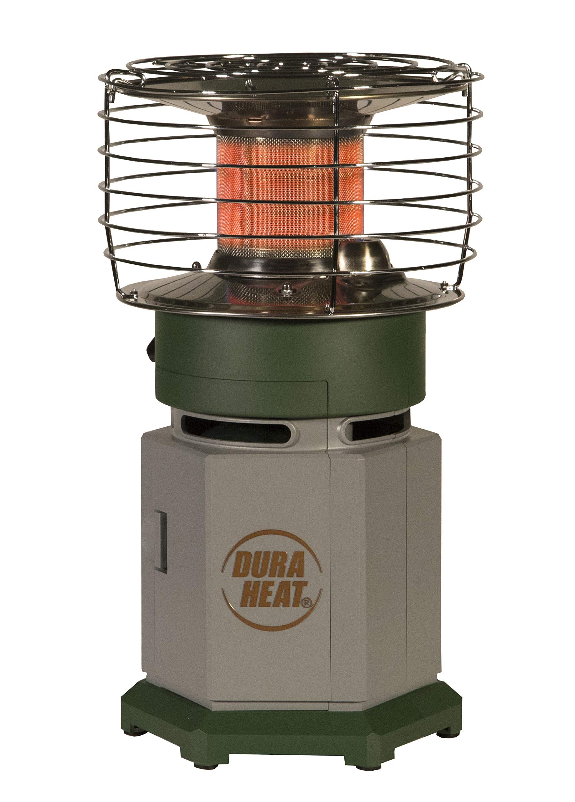 Dura Heat Lp10-360 Single Tank Portable 360 Degree Indoor Outdoor Propane Heater, 10,000 Btu