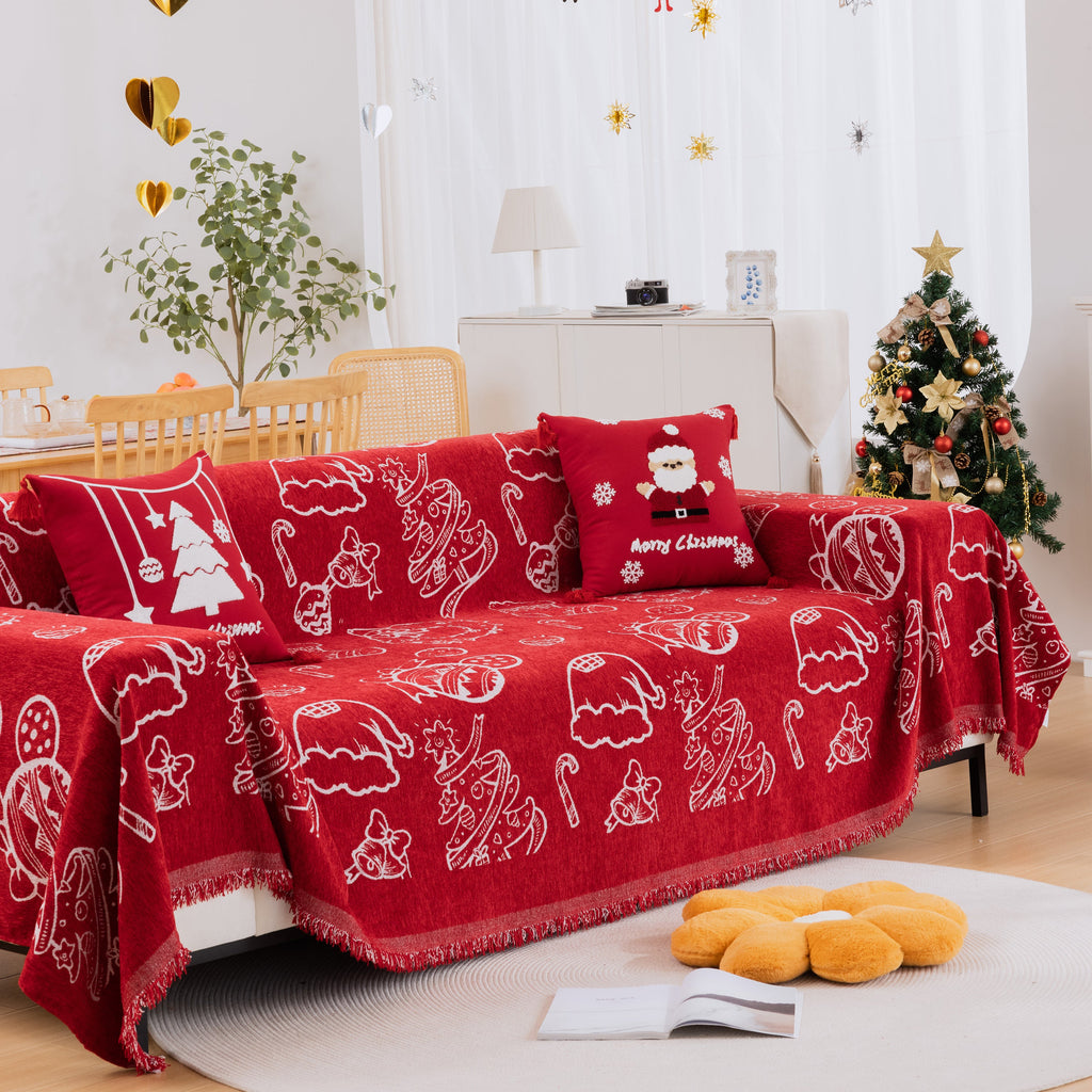 Soft Sofa Cover Chenille Sofa Cover Throw Couch Cover Blanket Throws for Couches