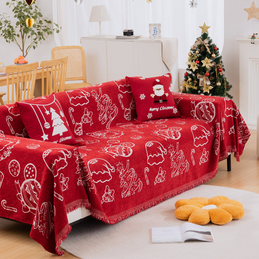 Soft Sofa Cover Chenille Sofa Cover Throw Couch Cover Blanket Throws for Couches